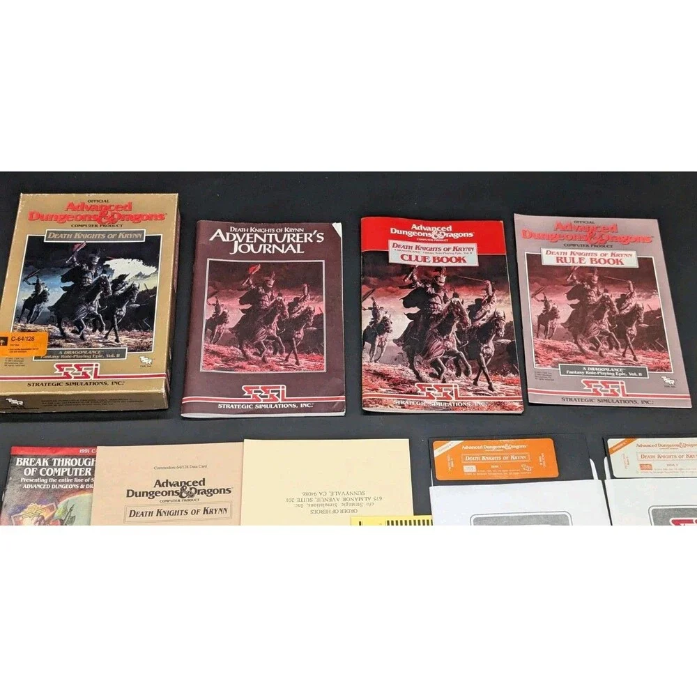 Advanced Dungeons & Dragons Forgotten Realms IBM PC Game CIB Set Vol. 1-3 & More
